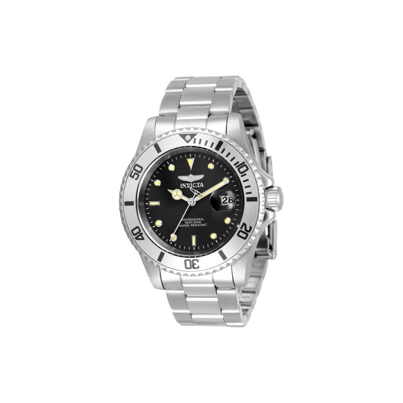 Invicta Men's 33943 Pro Diver Quartz 3 Hand Grey Dial Watch