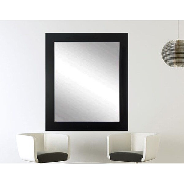 Shop Brandtworks Commercial Value Black Lobby Framed Wall Mirror 32