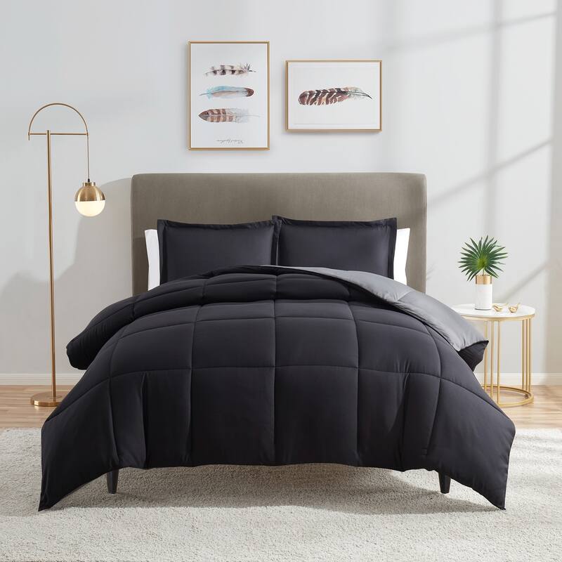 Nestl All Season Down Alternative Reversible Comforter Set