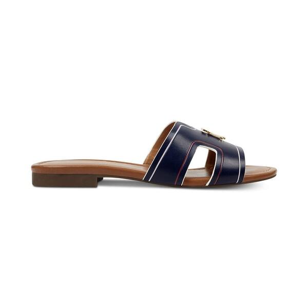 Shop Tommy Hilfiger Womens Sugari Open Toe Casual Slide Sandals