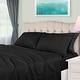 preview thumbnail 9 of 78, Superior Egyptian Cotton 650 Thread Count Bed Sheet Set California King - Black