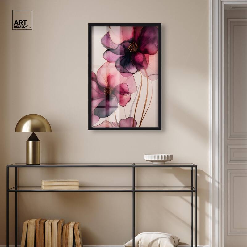 Velvet Verse III Shadowbox by Art Remedy