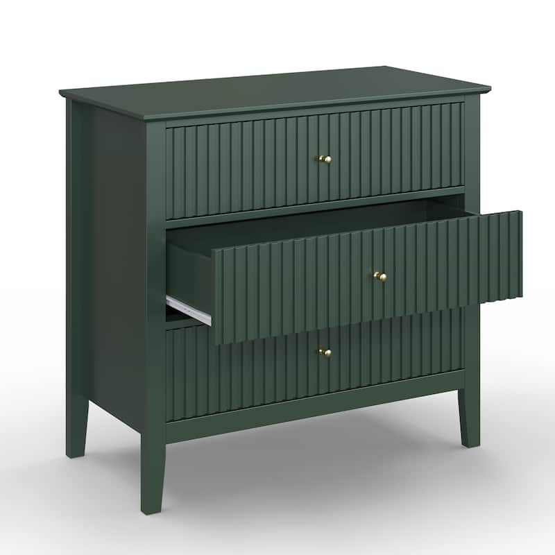 Large 3-Drawer Dresser Storage Cabinet for Bedroom