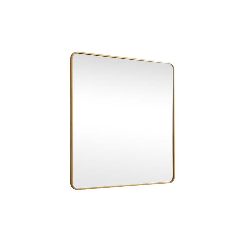 Indigo Home Soft corner metal square mirror 48x48 inch