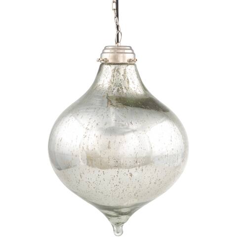 Tusten Teardrop Mercury Glass 1-light Pendant
