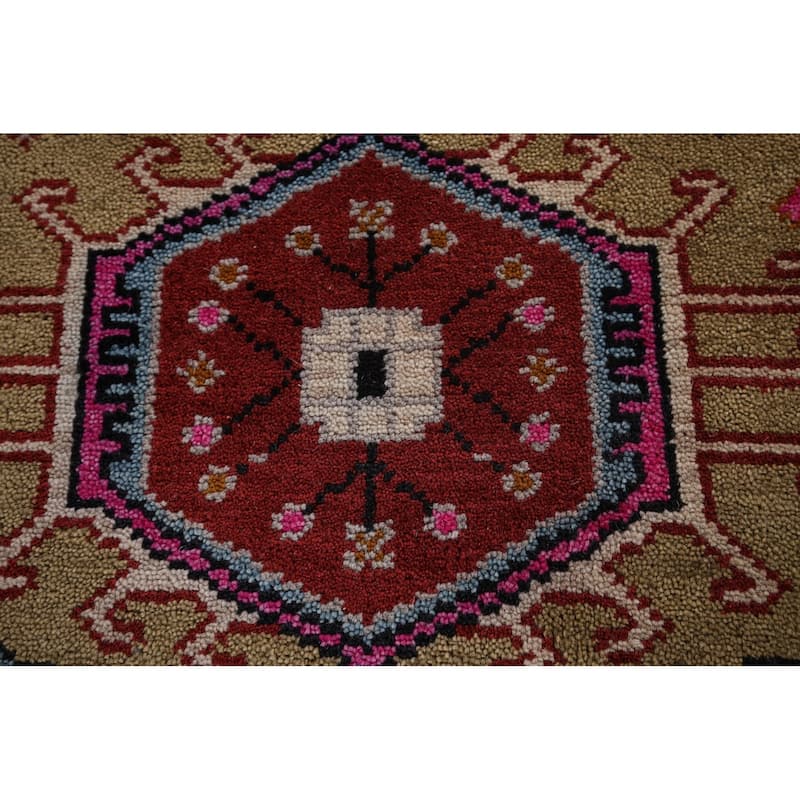 Khotan Oriental Accent Rug Hand-Knotted Wool Carpet - 2'11"x 4'11"