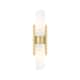 Option Striped White / Brushed Brass