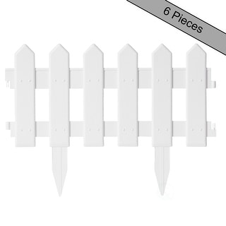 Decorative Garden Ornamental Edging Border Lawn Picket Fence Landscape