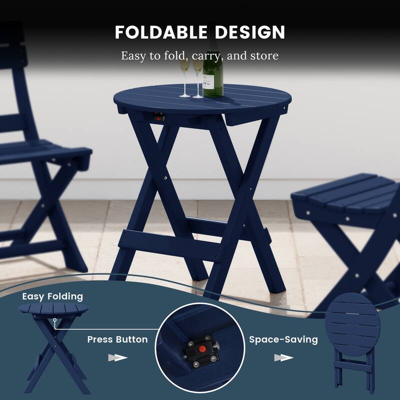 Laguna Patio Round Folding Dining Table