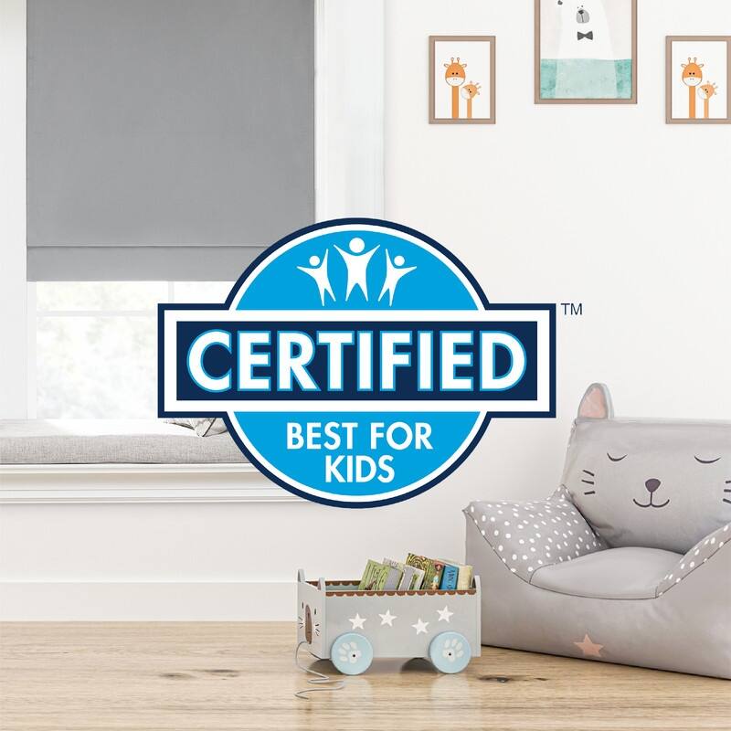 Eclipse Kylie Solid 100% Total Blackout Cordless Roman Shade