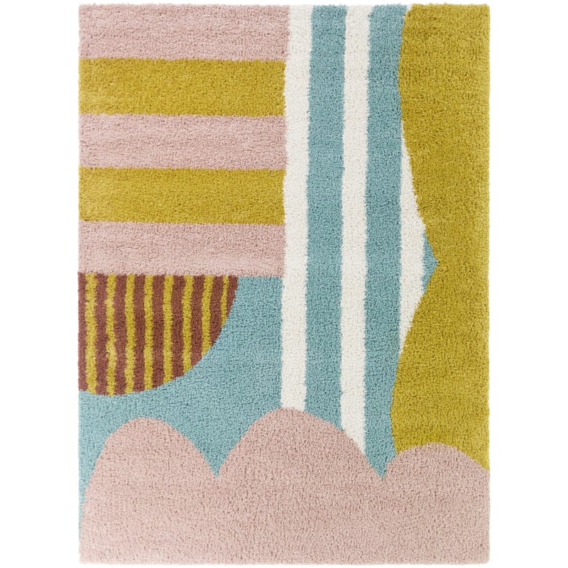 Kelli Kids Modern Abstract Area Rug