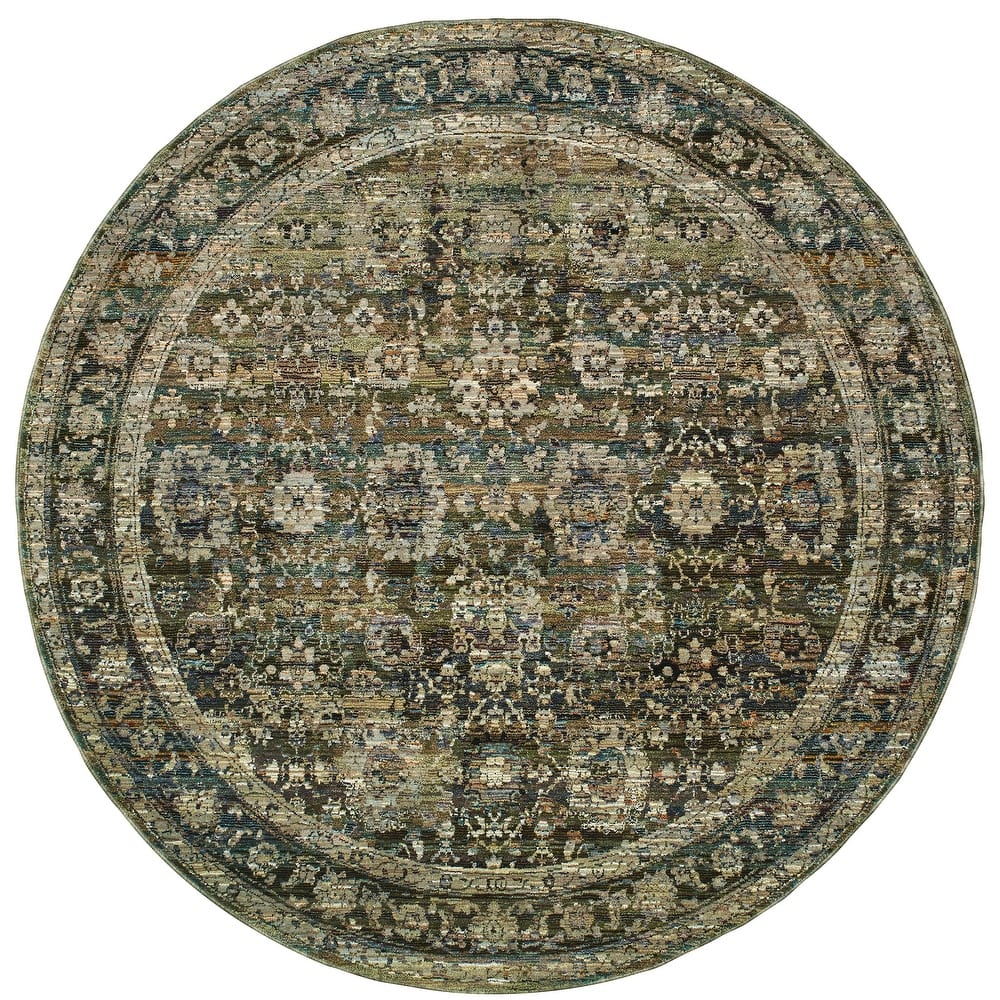 Style Haven Mohawk Faded Classic Border Area Rug