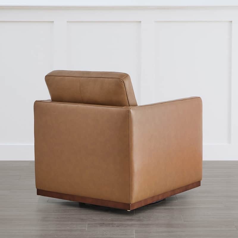 Spruce & Spring Shane Modern Swivel Accent Arm Chair