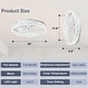 preview thumbnail 35 of 59, Low Profile Ceiling Fan with Light: 20-16 Inch, App Remote Control, Dimmable 3 CCT LED, 6 Wind Speeds, Ultra Quiet