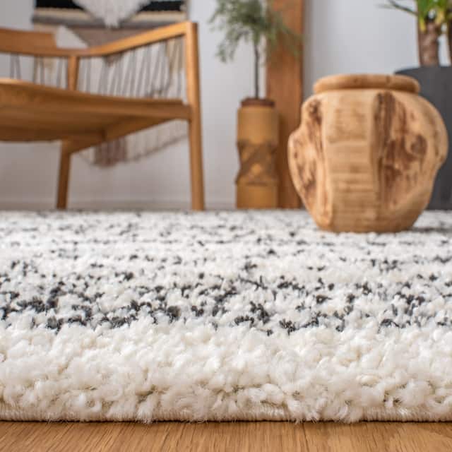 SAFAVIEH Arizona Shag Lotta Moroccan 1.2-inch Thick Rug
