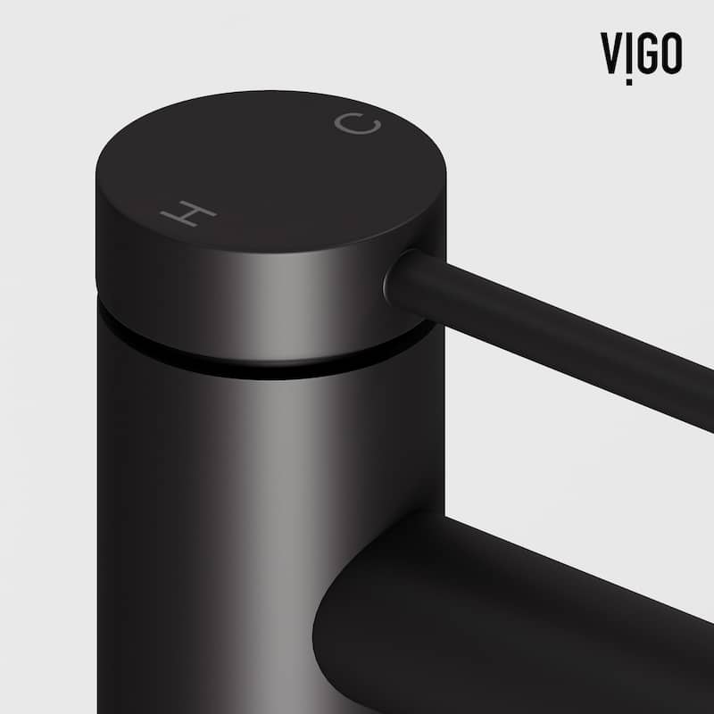 VIGO Jewel 11" H Single Handle Single Hole Vessel Bathroom Faucet