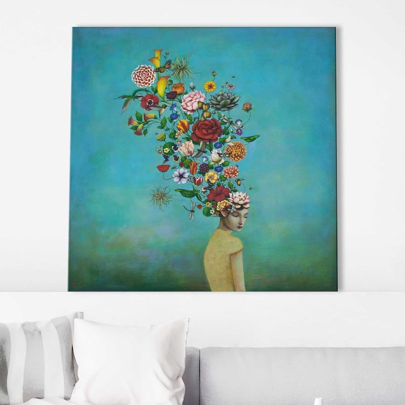 "A Mindful Garden" by Duy Huynh Print on Canvas