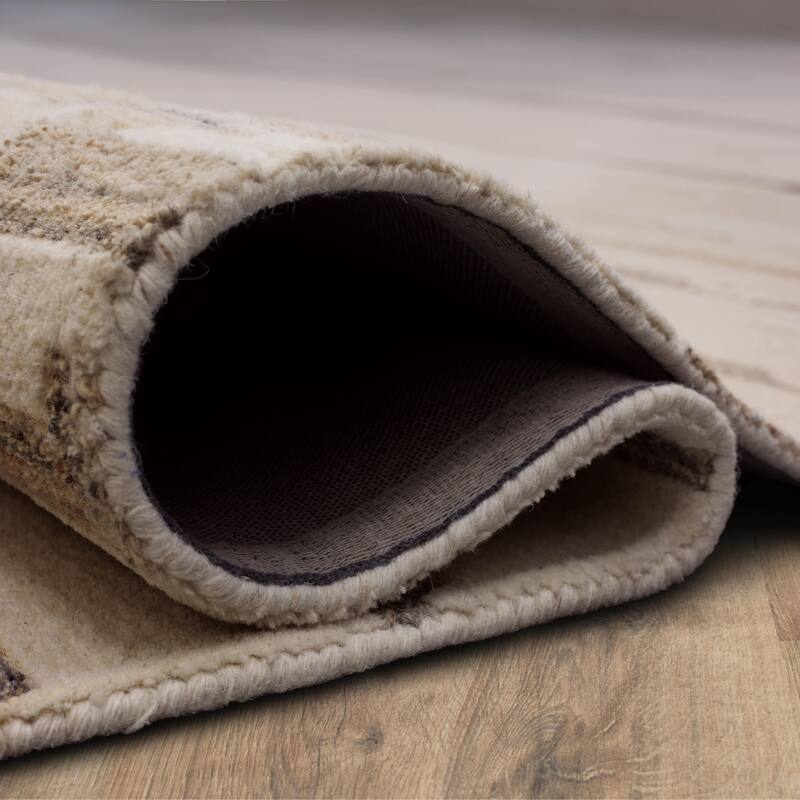 Karastan Rugs Oyster Creek Ivory Beige Area Rug