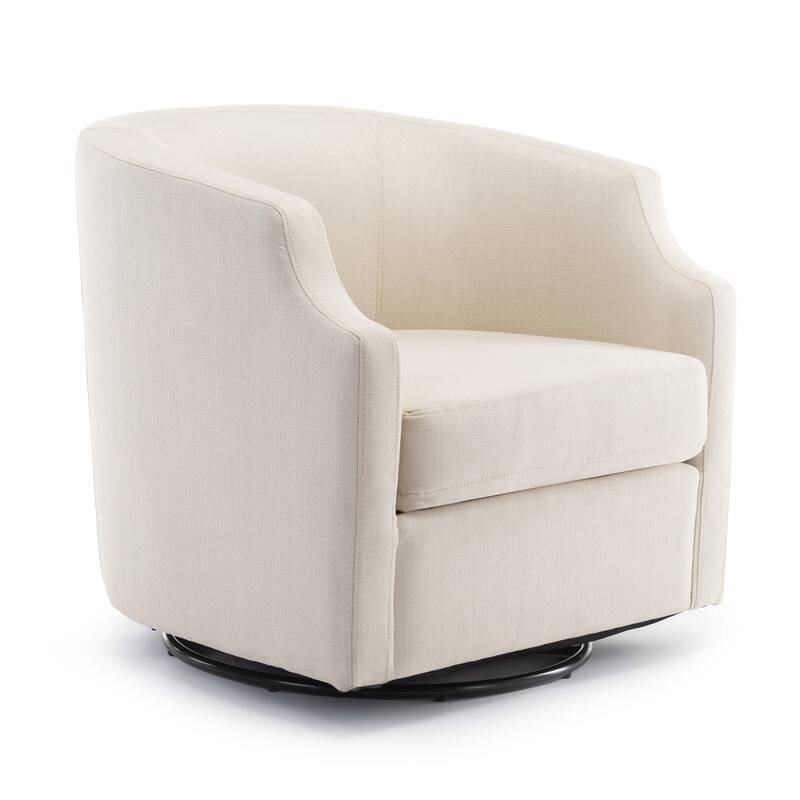 Swivel Glider Barrel Chair