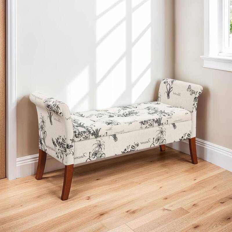 Convenience Concepts Designs4Comfort Garbo Entryway Storage Bench