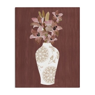 Stupell Boho Geometric Vase Canvas Wall Art Design By Janet Tava