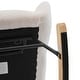 preview thumbnail 16 of 21, Teddy Upholstered Nursery Rocking Chair with High Backrest