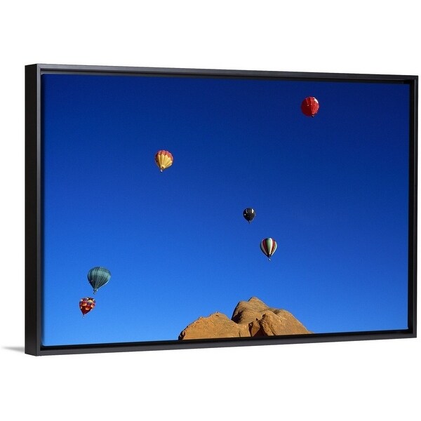 Shop Red Rock Cliffs Hot Air Balloons In Blue Sky Gallup
