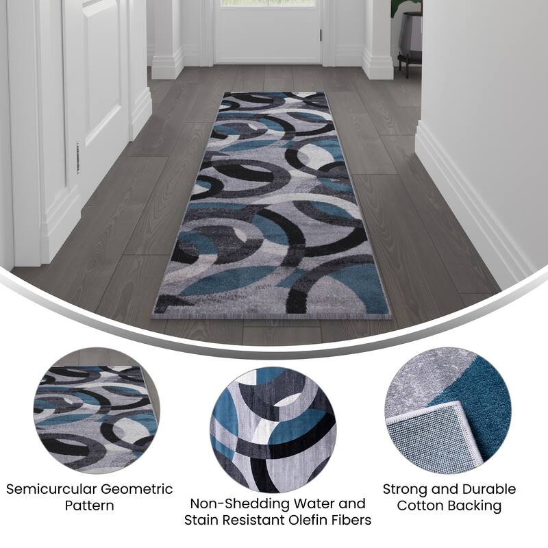 Modern Geometric Design Area Rug