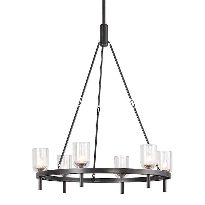 Alora Lighting CH338632 Lucian 6 Light 32" Wide Ring Chandelier