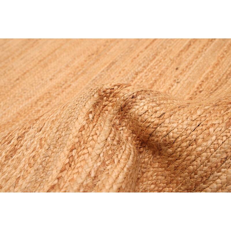 ECARPETGALLERY Flat-Weave Palas Denizli Tan Jute Rug - 5'3 x 7'10