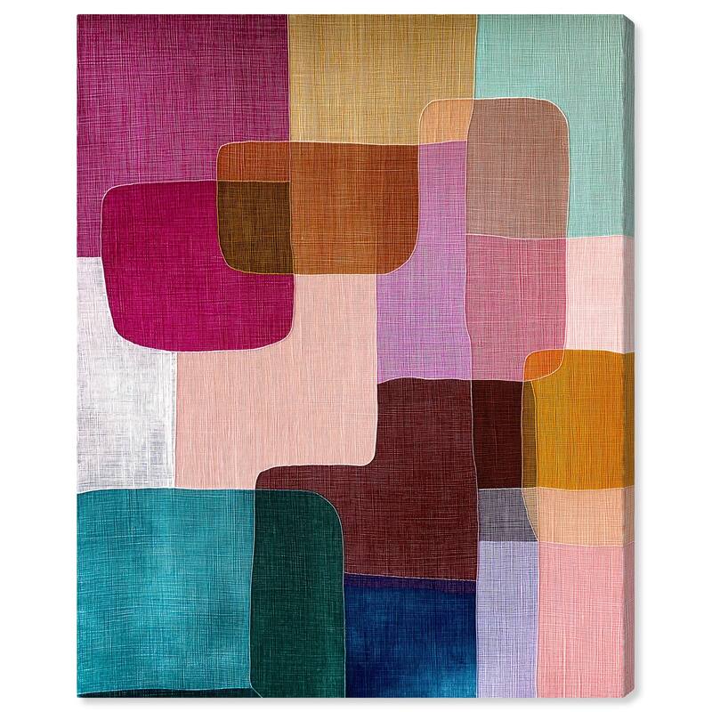 Color Block Cadence III Canvas by Art Remedy, Gallery Wrapped - 16" x 20"
