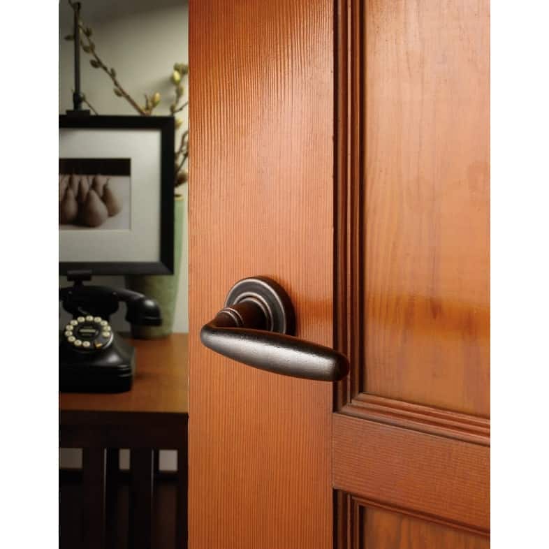 Baldwin Single Left Hand Estate Lever Minus Rosettes