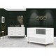preview thumbnail 4 of 7, Evolur Loft Art Decor Crib White