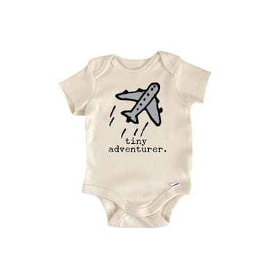 Airplane Travel Adventure - Baby Boy Girl Clothes Infant Bodysuit Funny Cute Newborn