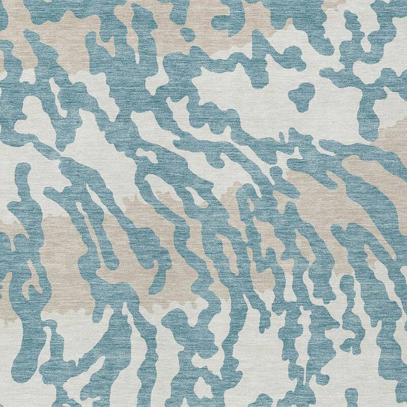 HomeRoots Animal Print Transitional Rectangle Outdoor Rug