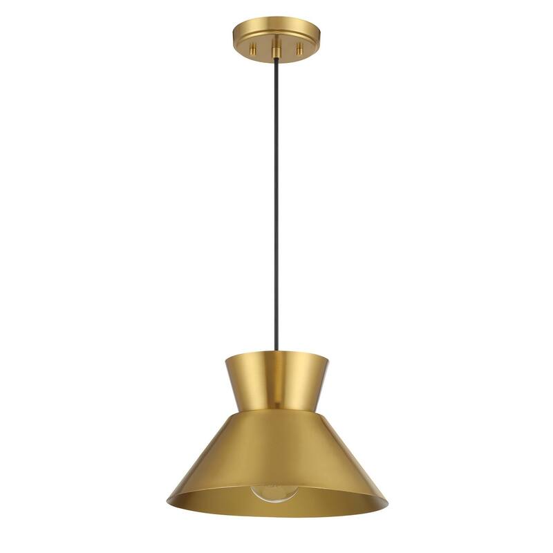 1-Light Pendant By Trade Winds - Natural Brass