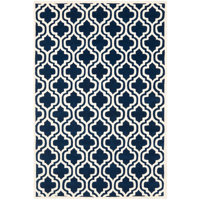 SAFAVIEH Handmade Chatham Sieghilde Modern Moroccan Wool Rug