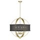 preview thumbnail 11 of 10, Golden Lighting Colson 6 Light 26" Wide Taper Candle Style Chandelier