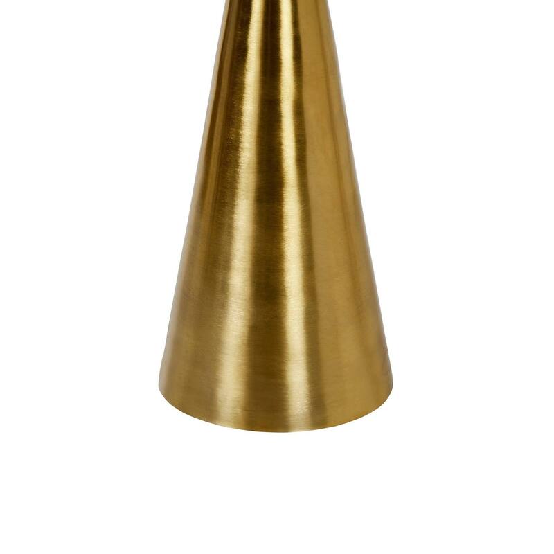 Skye 59" Floor Lamp with Linen Shade, Brass