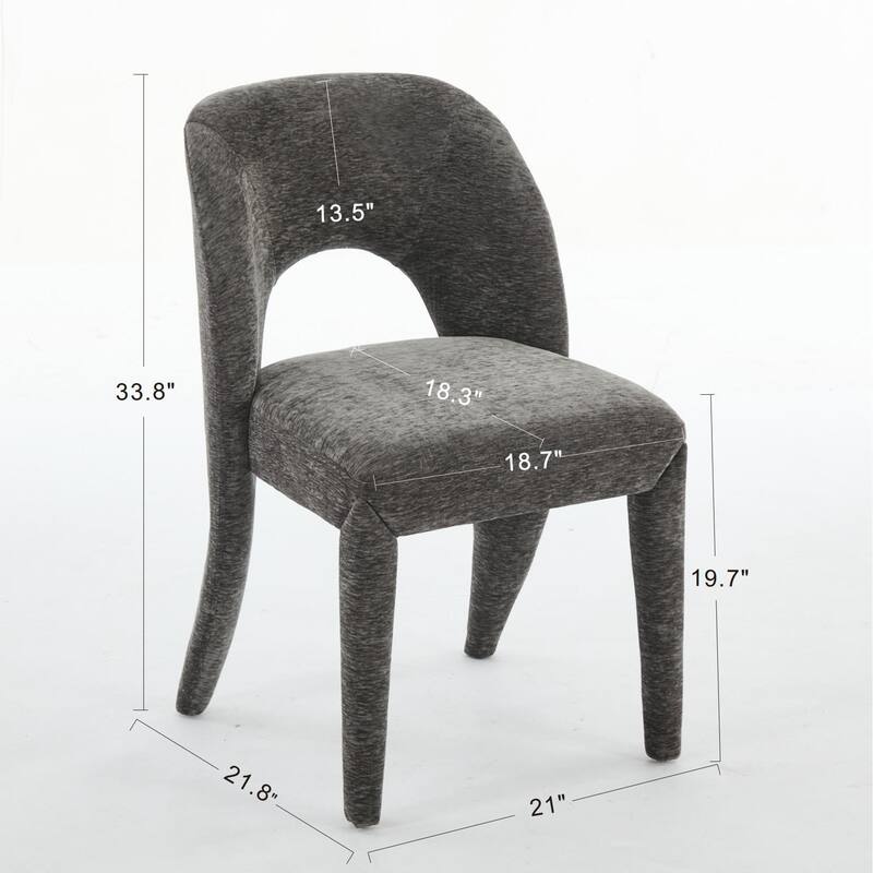 Metal Legs Dining Chair,Cushion Is Comfortable,Design Is Simple