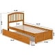 preview thumbnail 73 of 84, Richmond Solid Wood Platform Bed with Footboard & Twin XL Trundle