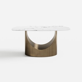 U-Leg Base Sintered Stone Dining Table - Bed Bath & Beyond - 39720514