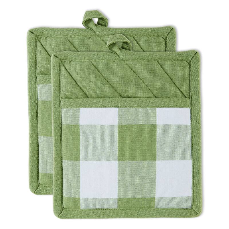 DII Vintage Red Buffalo Check Dishtowel (Set of 3)