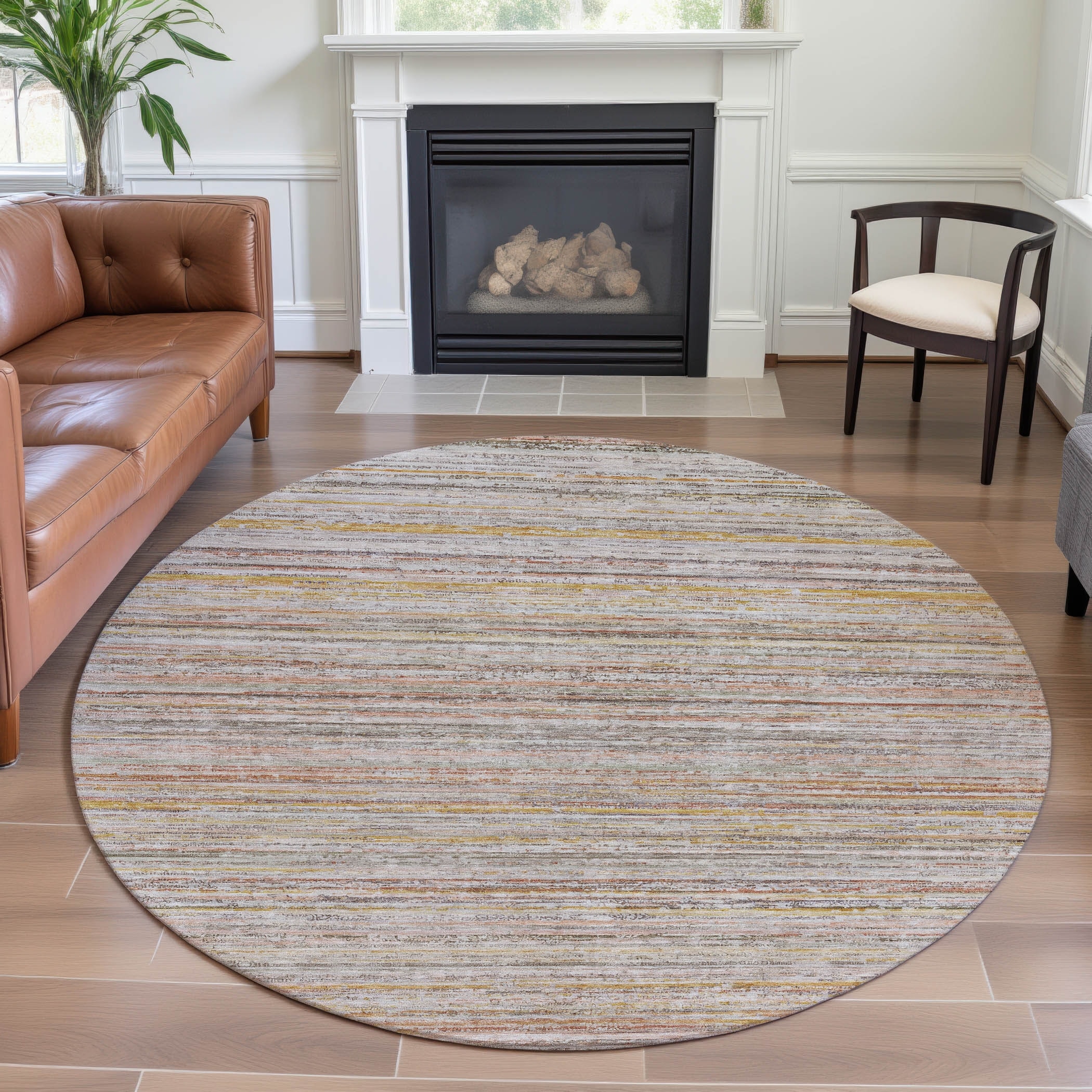 Premium Washable Super Soft Ombre Stripes Mayfield Rug