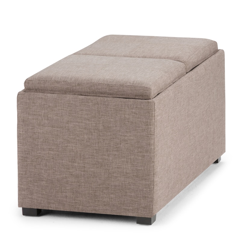 WYNDENHALL Franklin Upholstered 3-piece Ottoman Set