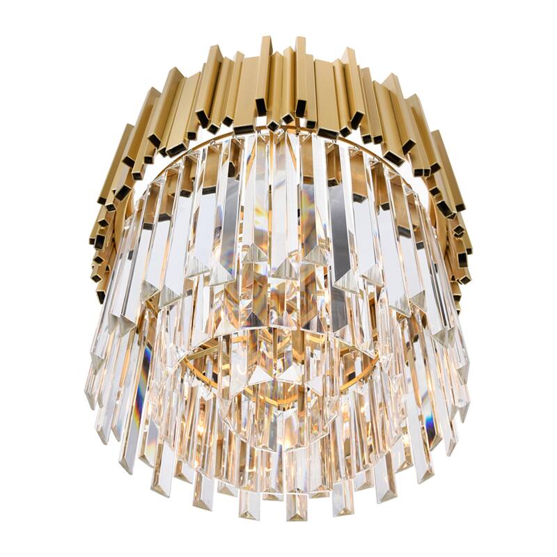 Deco 4 Light Down Chandelier With Medallion Gold Finish - Medallion Gold