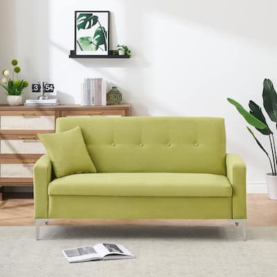 57" Modern Loveseat Sofa with Storage for Living Room