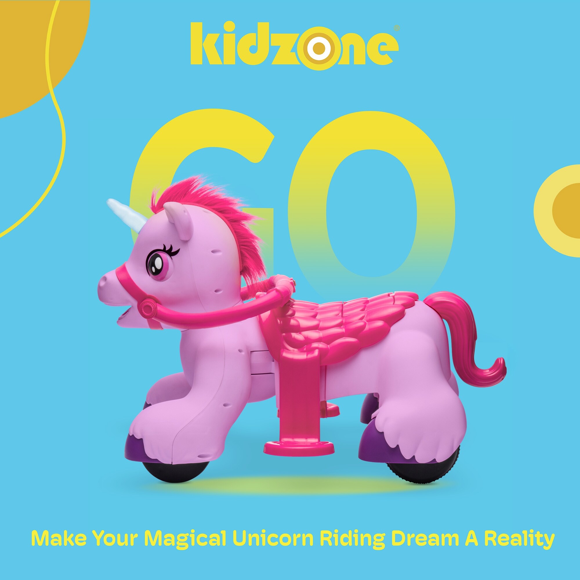 GOGO！unicorn GOGOPO FLUFFiiES Slow Rise Unicorn Neon – Maziply Toys