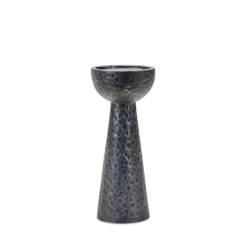 Candle Holder (Set of 2) - 3.75 x 3.75 x 11; 3.75 x 3.75 x 9; 3.75 x 3.75 x 7