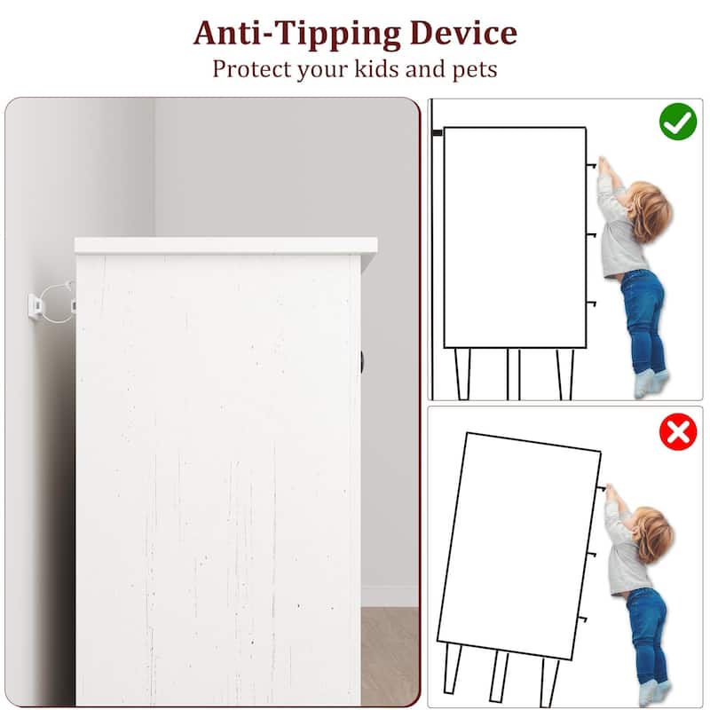 47" Wide Drawer Dresser, with Storage Freestanding